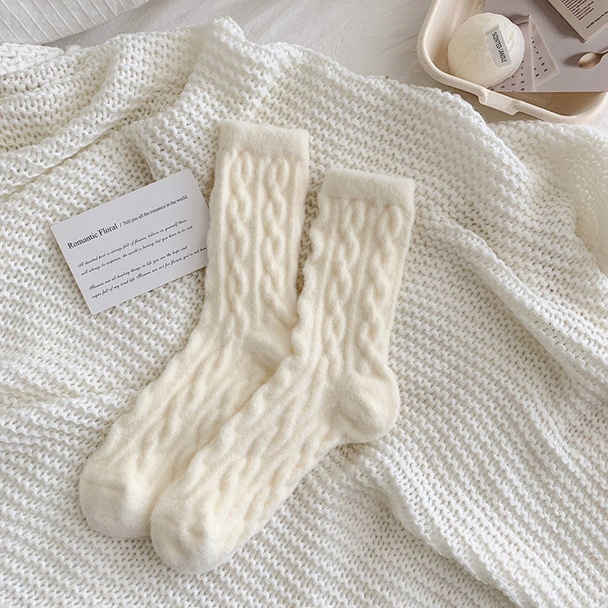 Cozy Sweater Knit Socks
