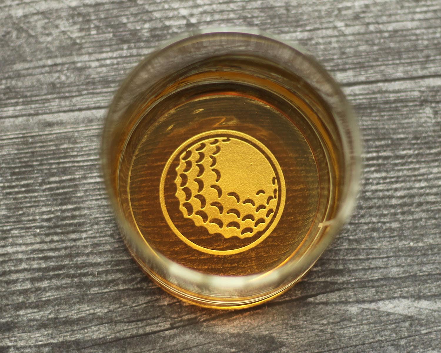 19th Hole Golf Ball Whiskey Rocks Glass