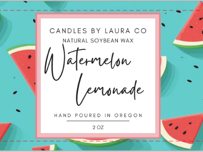 2 oz Mini Mason Watermelon Lemonade Soy Jar Candle