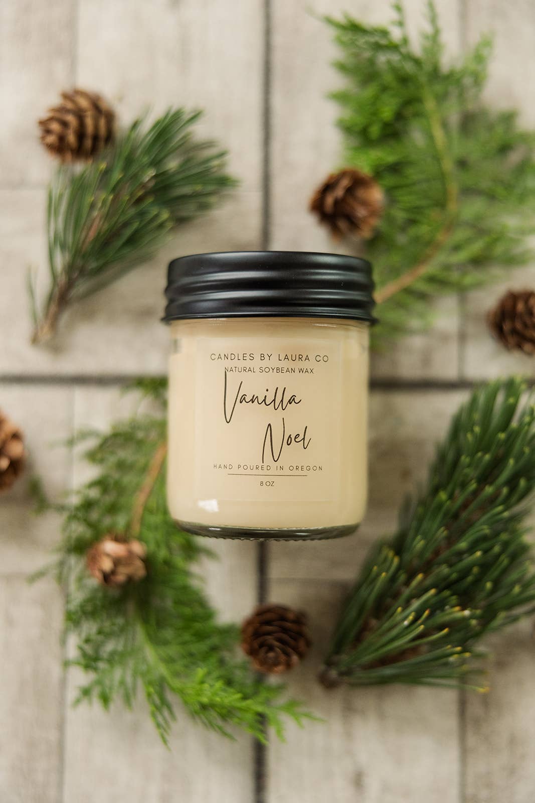Vanilla Noel Soy Jar Candle - 8oz