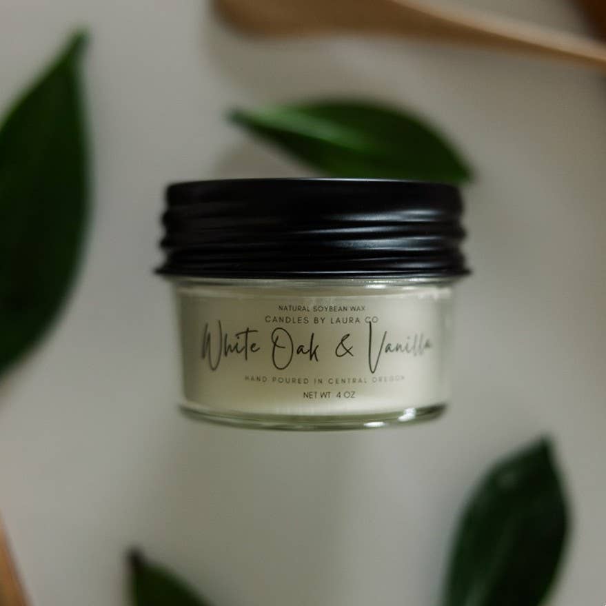 White Oak and Vanilla Soy Jar Candle