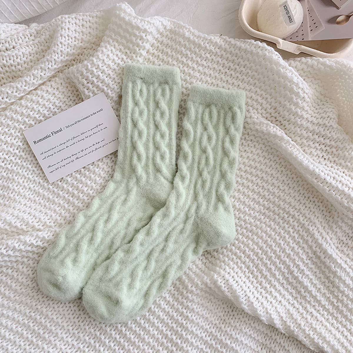 Cozy Sweater Knit Socks