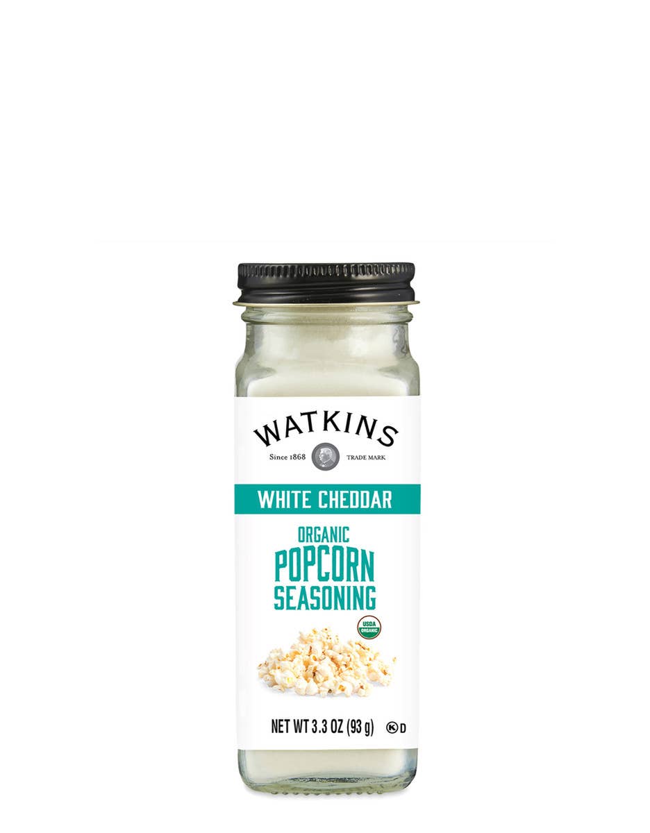 Organic White Cheddar Popcorn Seasoning, 3.3 oz