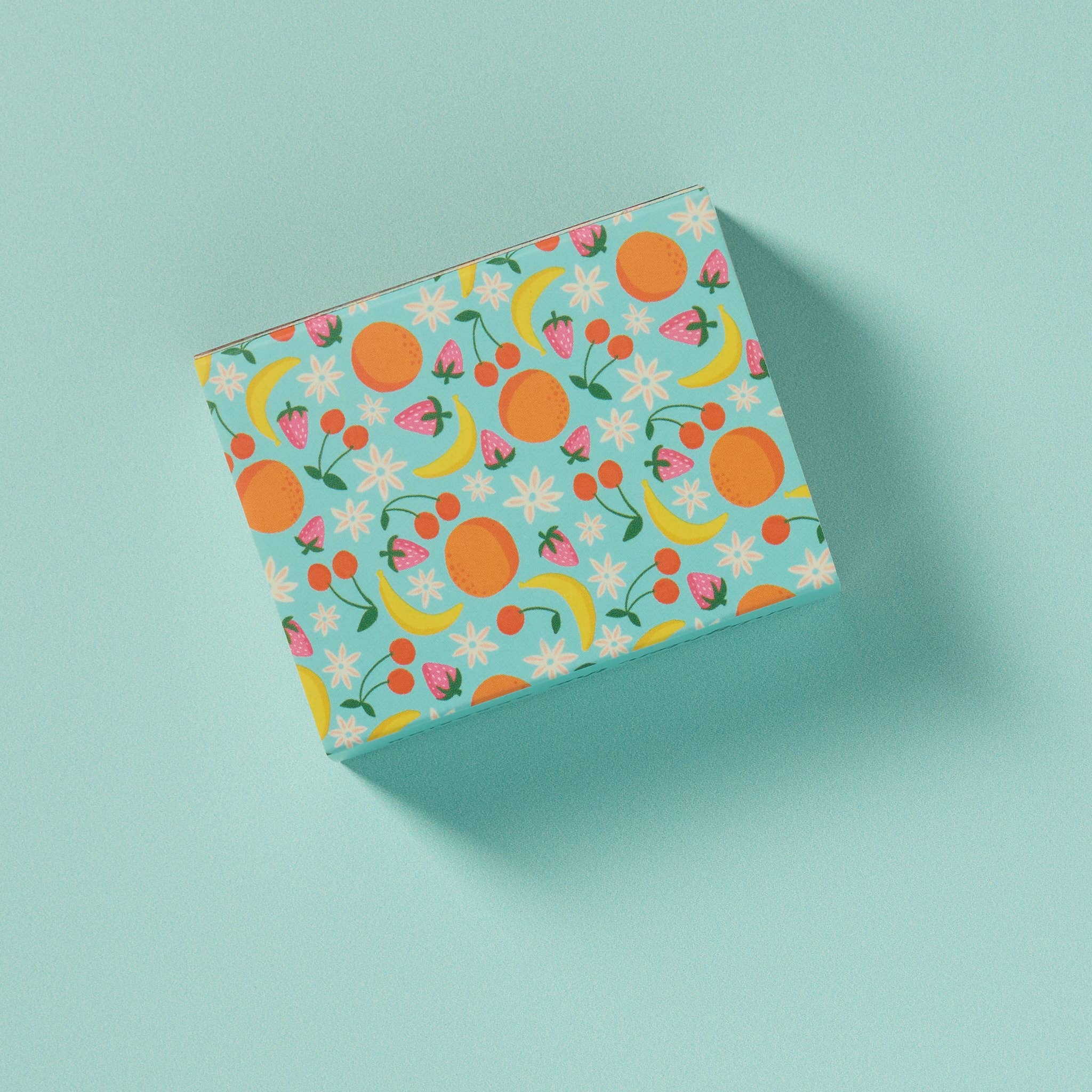 Fruit Salad Matchbox with Colorful Matchsticks