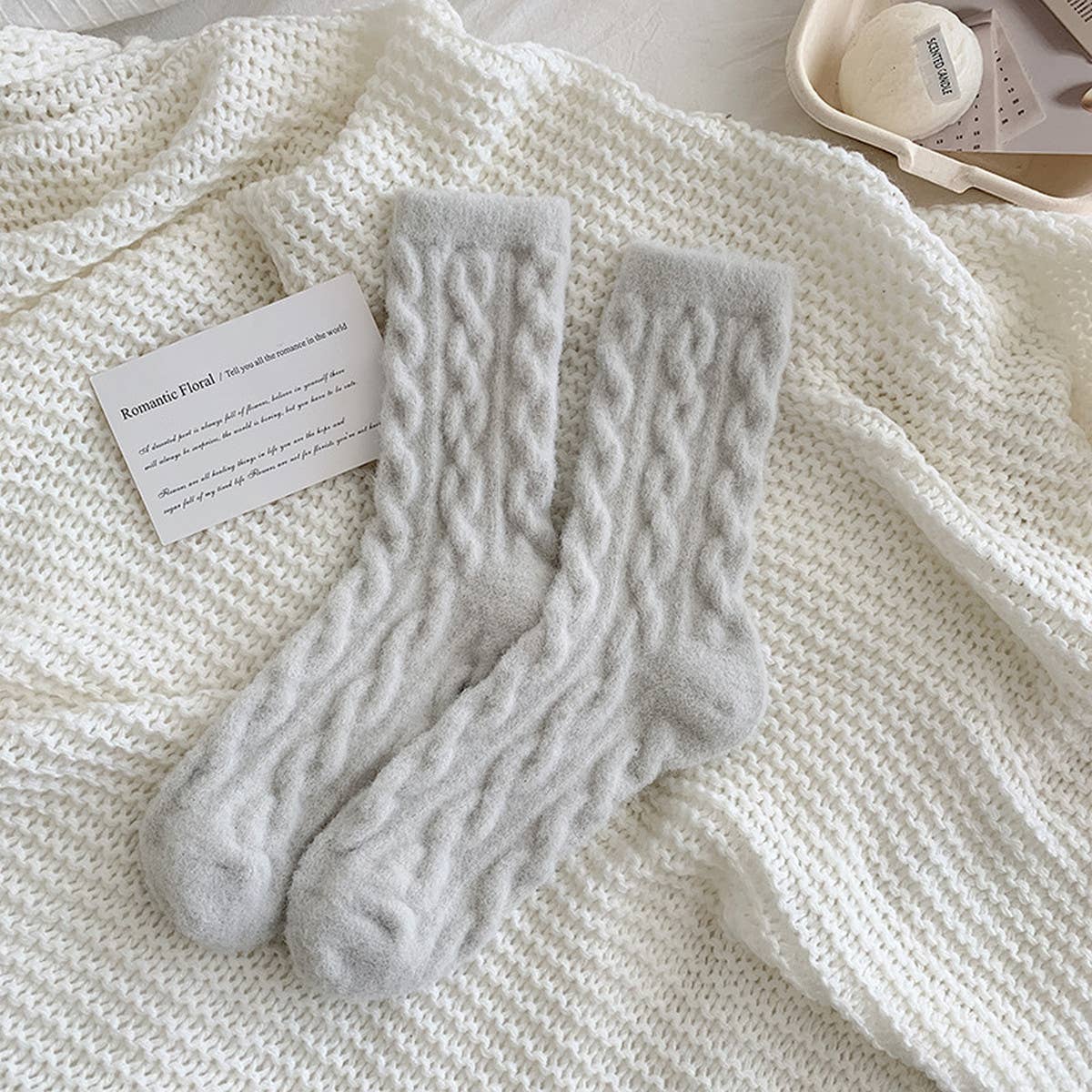 Cozy Sweater Knit Socks