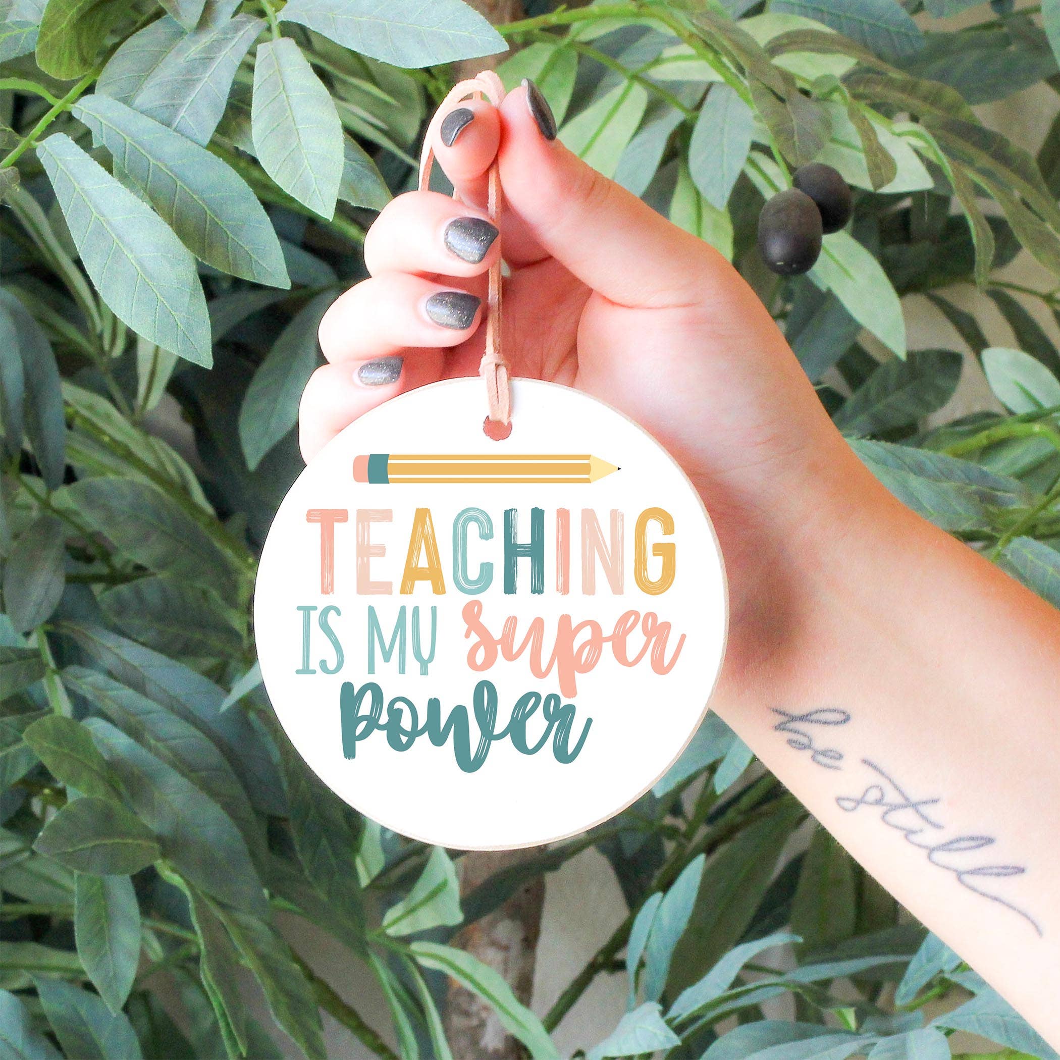 Teaching Is My Super Power Ornament