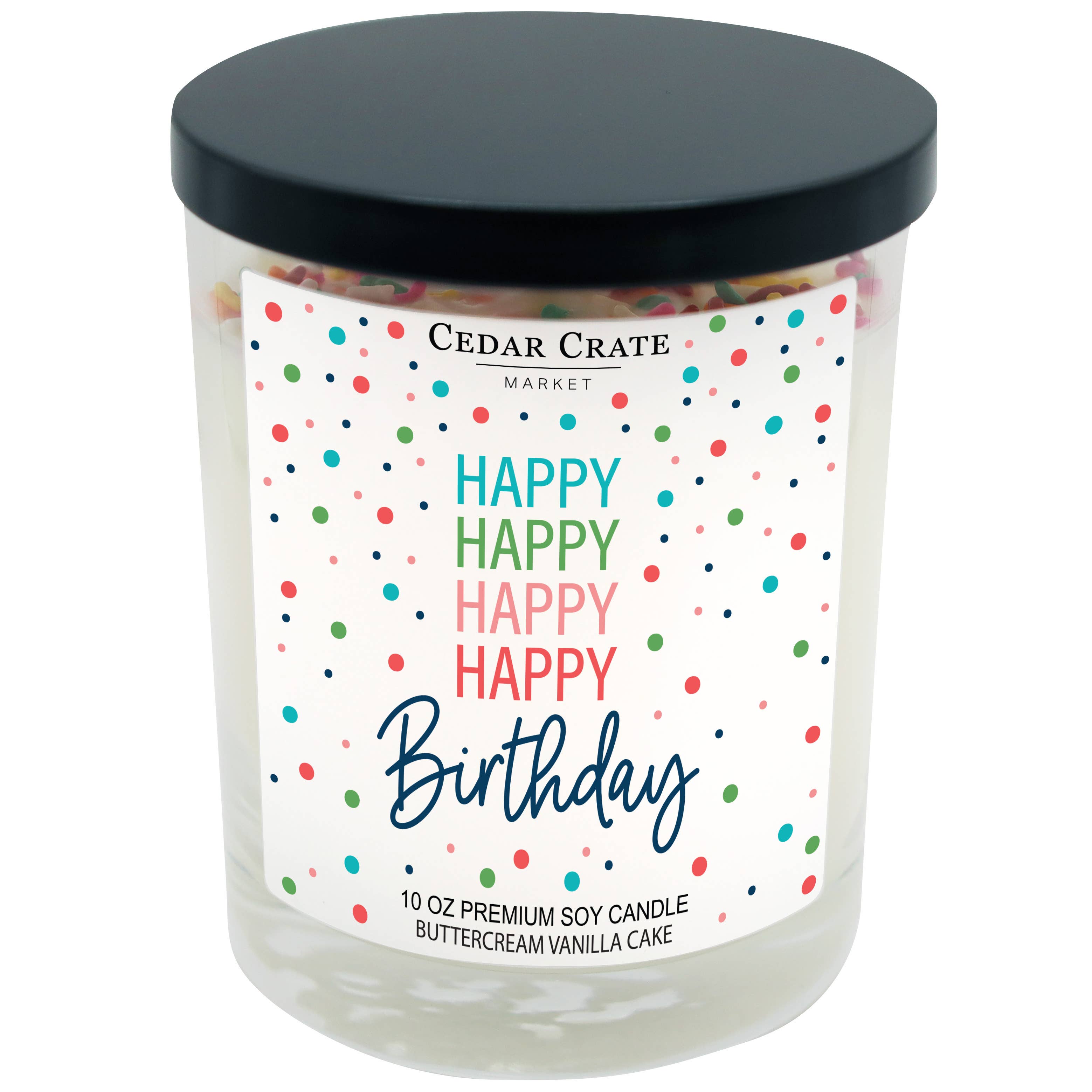 Happy Happy Happy Happy Birthday | 100% Soy Candle