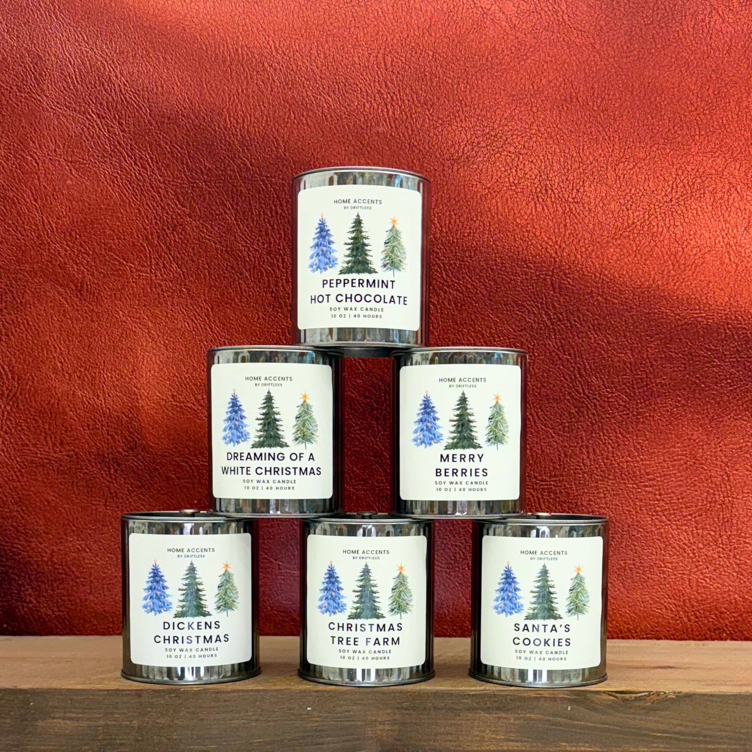 Christmas Tree Farm Rustic Wholesale Candles - Holiday Decor