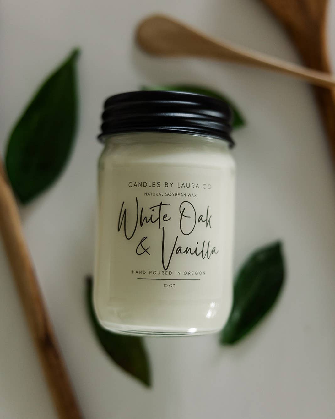 White Oak and Vanilla Soy Jar Candle