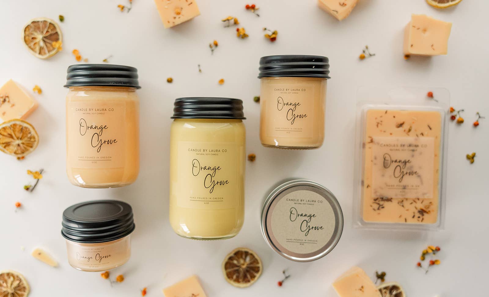 Orange Grove Soy Jar Candle