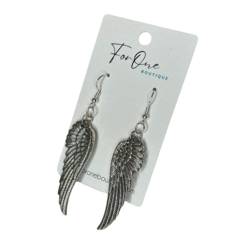 Silver Wing Earrings