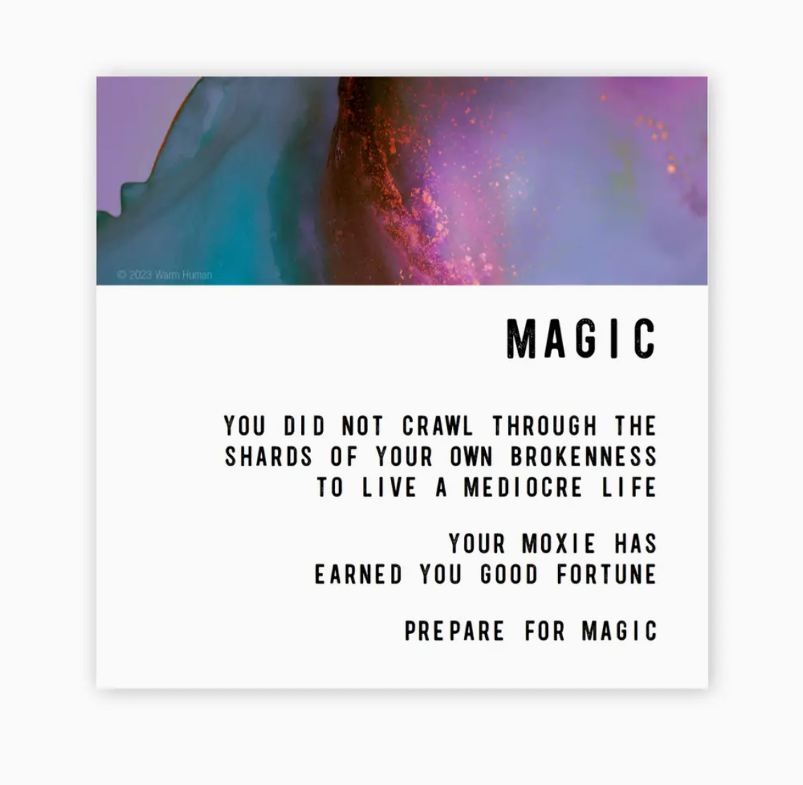 Positive Watercolor Magnets