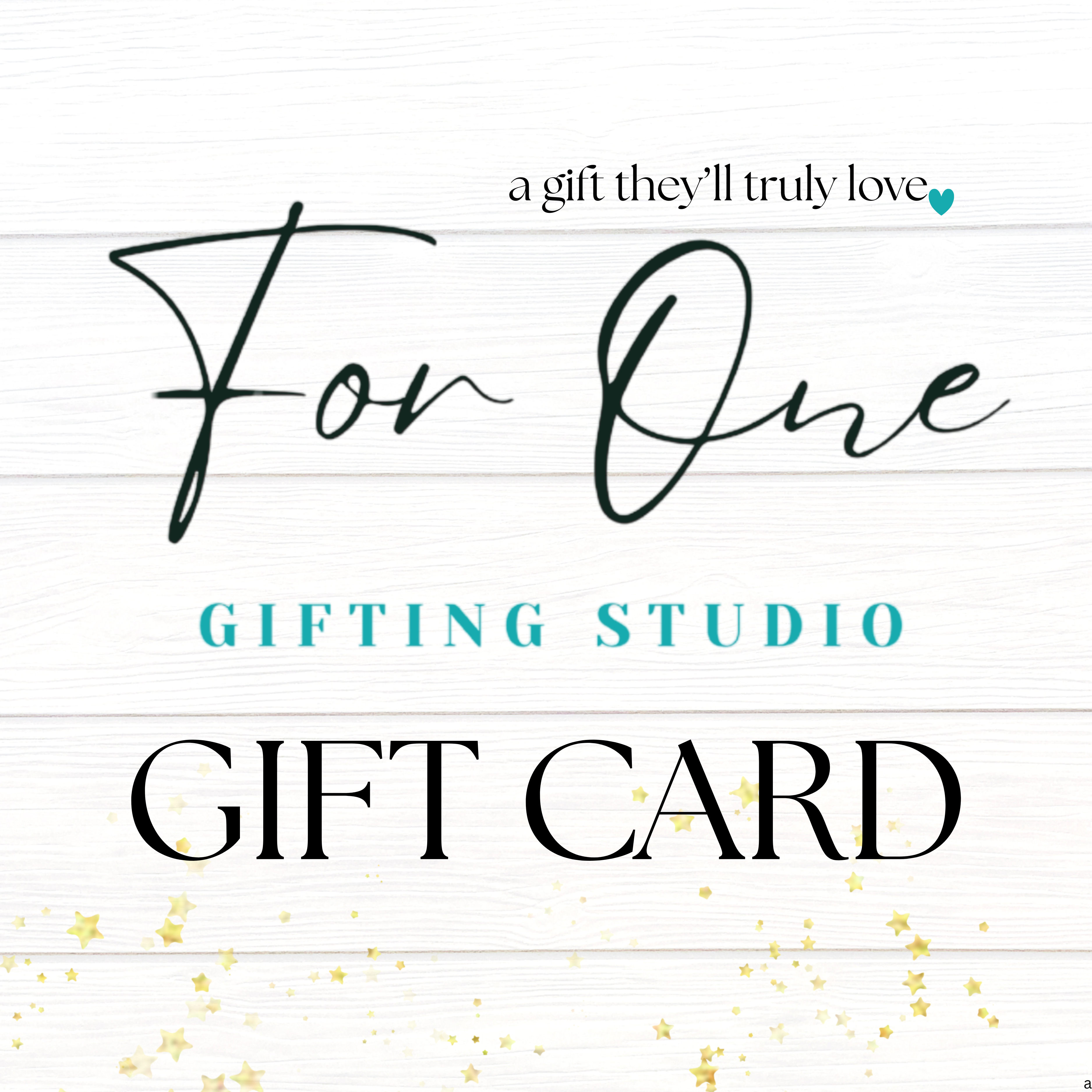 For One Gifting Studio Gift Card