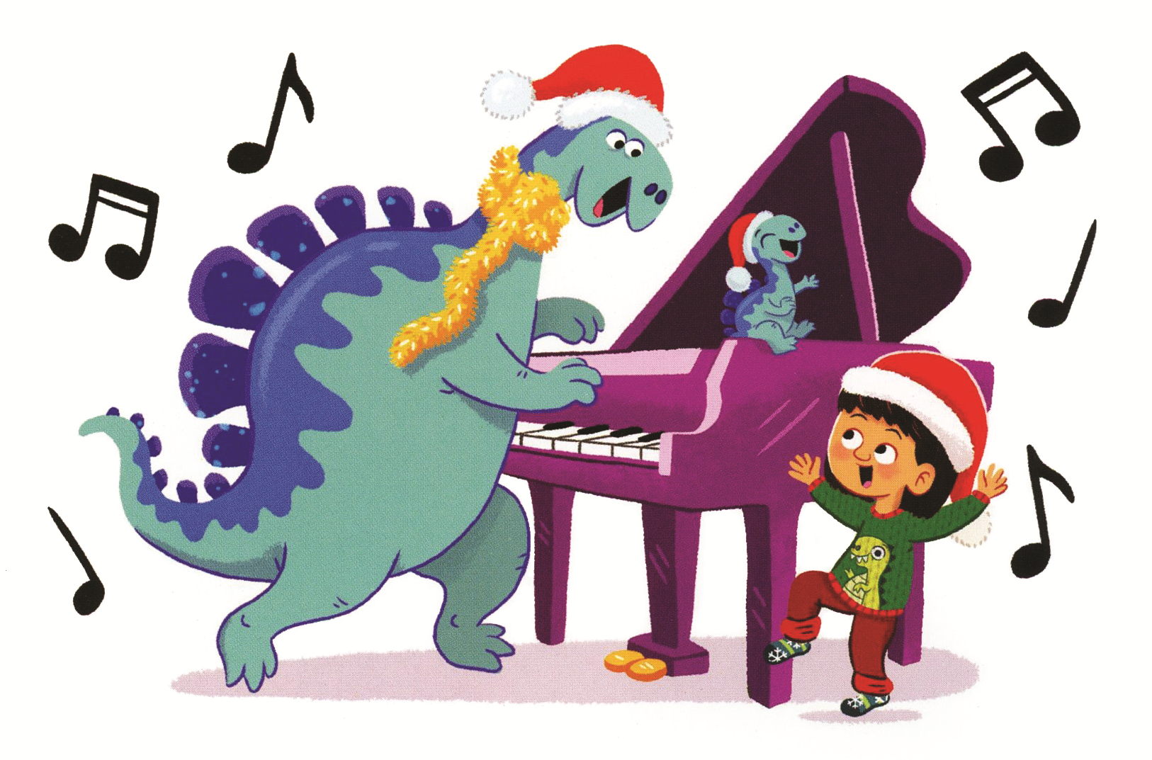 The Twelve Dinosaurs of Christmas