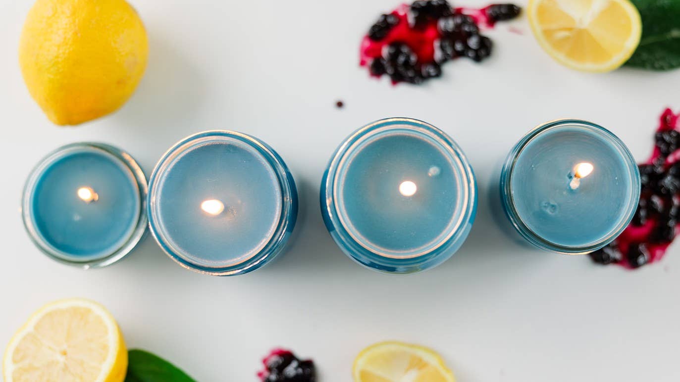 Blueberry Lemon Crumble Soy Jar Candle