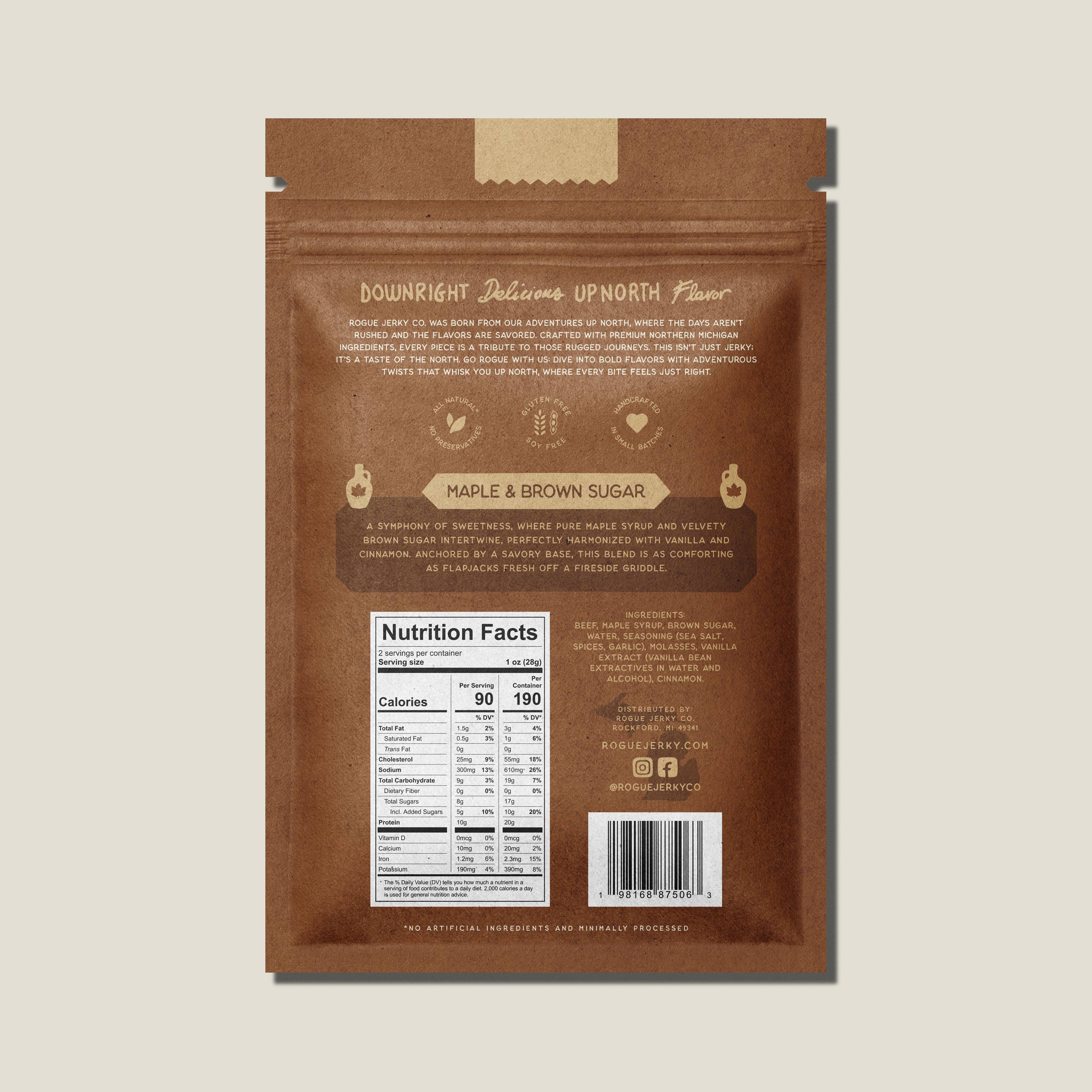Rogue Premium Handcrafted Beef Jerky - 3 Flavor Options