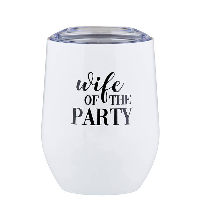 Stemless Wine Tumbler - Wife of the Party