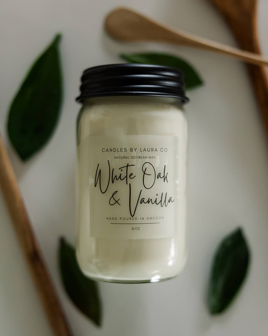 White Oak and Vanilla Soy Jar Candle